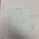 Illustration for article titled I made a list of the things I could think of while not paying attention to class